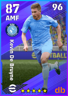 Kevin De Bruyne eFootball player card
