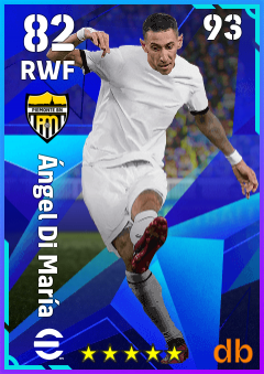Ángel Di María — RWF, OVR 82, MAX 93