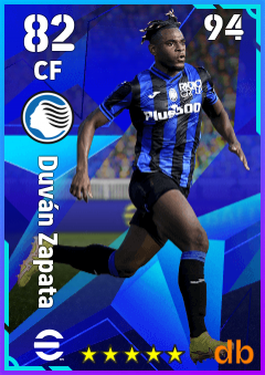 Duván Zapata — CF, OVR 82, MAX 94