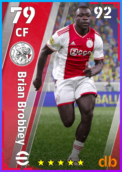 Brian Brobbey — CF, OVR 79, MAX 92