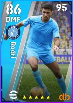 Rodri eFootball player card