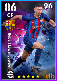 Robert Lewandowski eFootball player card