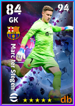 Marc ter Stegen — GK, OVR 84, MAX 94