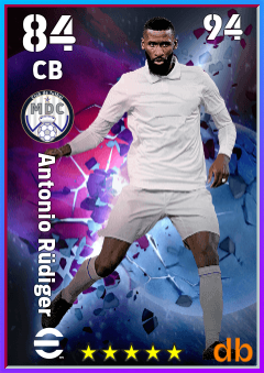 Antonio Rüdiger — CB, OVR 84, MAX 94
