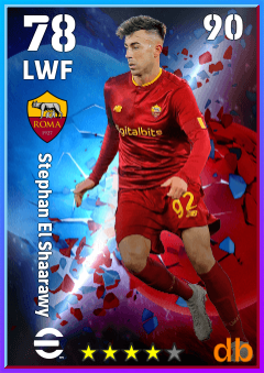 Stephan El Shaarawy — LWF, OVR 78, MAX 90