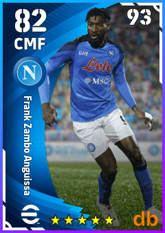 Frank Zambo Anguissa — CMF, OVR 82, MAX 93