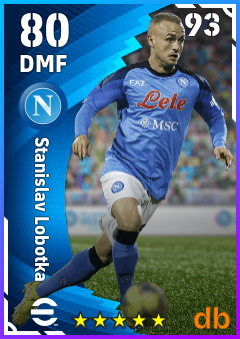 Stanislav Lobotka — DMF, OVR 80, MAX 93