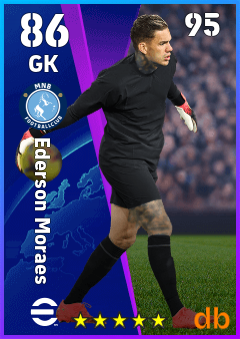 Ederson Moraes — GK, OVR 86, MAX 95