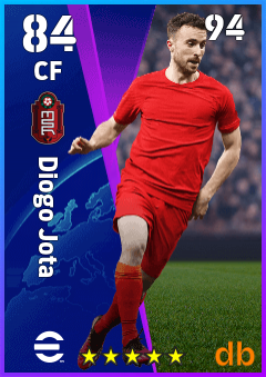 Diogo Jota — CF, OVR 84, MAX 94