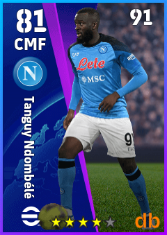 Tanguy Ndombélé — CMF, OVR 81, MAX 91