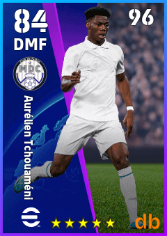 Aurélien Tchouaméni — DMF, OVR 84, MAX 96