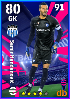 Samir Handanovič — GK, OVR 80, MAX 91