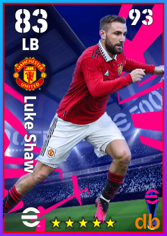 Luke Shaw — LB, OVR 83, MAX 93