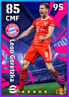 Leon Goretzka — CMF, OVR 85, MAX 95