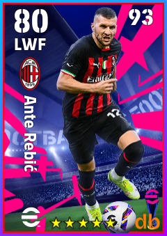 Ante Rebić — LWF, OVR 80, MAX 93
