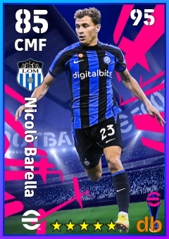 Nicolò Barella — CMF, OVR 85, MAX 95