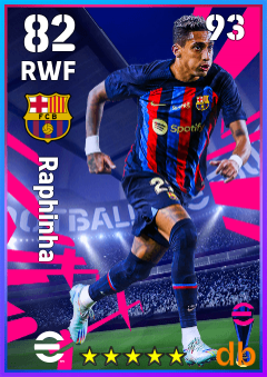 Raphinha eFootball player card