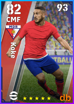 Koke eFootball player card