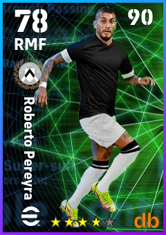Roberto Pereyra — RMF, OVR 78, MAX 90