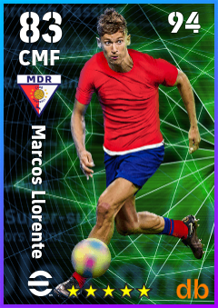 Marcos Llorente — CMF, OVR 83, MAX 94