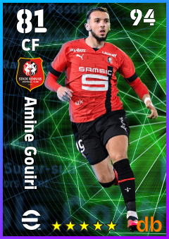 Amine Gouiri — CF, OVR 81, MAX 94