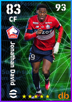 Jonathan David eFootball player card