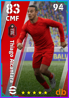 Thiago Alcantara eFootball player card