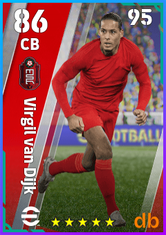 Virgil van Dijk — CB, OVR 86, MAX 95