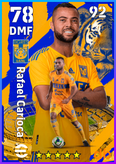 Rafael Carioca — DMF, OVR 78, MAX 92