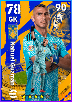 Nahuel Guzmán — GK, OVR 78, MAX 90