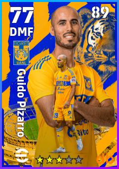 Guido Pizarro — DMF, OVR 77, MAX 89