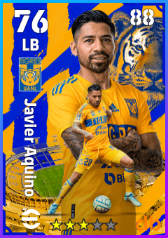 Javier Aquino — LB, OVR 76, MAX 88