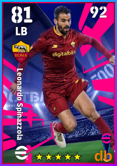 Leonardo Spinazzola — LB, OVR 81, MAX 92