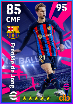 Frenkie de Jong — CMF, OVR 85, MAX 95