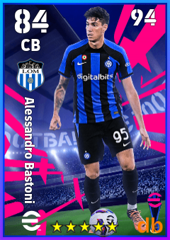 Alessandro Bastoni — CB, OVR 84, MAX 94