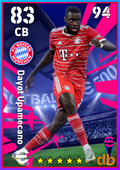 Dayot Upamecano — CB, OVR 83, MAX 94