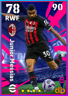 Junior Messias — RWF, OVR 78, MAX 90