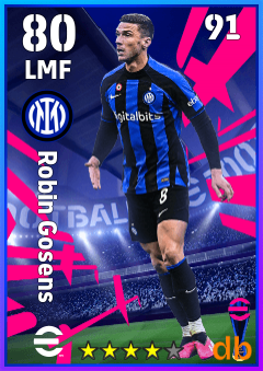 Robin Gosens — LMF, OVR 80, MAX 91