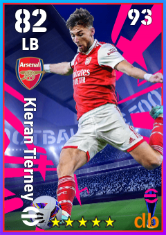 Kieran Tierney — LB, OVR 82, MAX 93