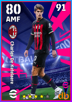 Charles De Ketelaere — AMF, OVR 80, MAX 91