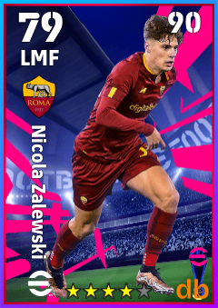Nicola Zalewski — LMF, OVR 79, MAX 90
