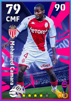 Mohamed Camara — CMF, OVR 79, MAX 90