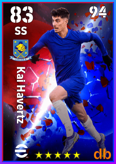 Kai Havertz — SS, OVR 83, MAX 94