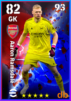 Aaron Ramsdale — GK, OVR 82, MAX 93