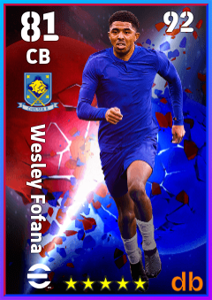 Wesley Fofana — CB, OVR 81, MAX 92