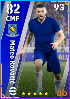 Mateo Kovačić — CMF, OVR 82, MAX 93