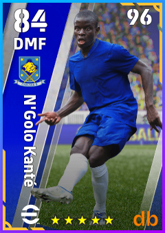 N'Golo Kanté — DMF, OVR 84, MAX 96