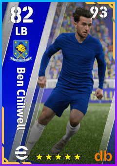 Ben Chilwell — LB, OVR 82, MAX 93