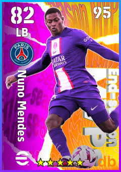 Nuno Mendes eFootball player card