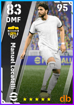 Manuel Locatelli — DMF, OVR 83, MAX 95